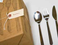 etsy Gift Wrap from Kraft Paper with Rubbing